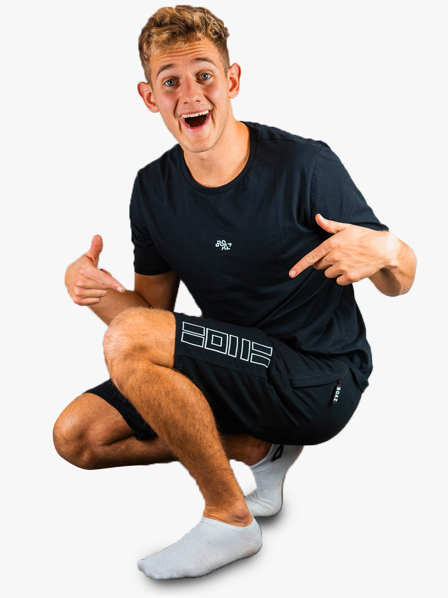 boaz kleding winkel - Korte sportbroek gemaakt van superstrech stof